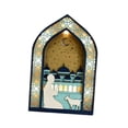 thumbnail image 2 of yotijay Wooden Ramadan Decoration 4.72x0.98x7.09inch Decorative Eid Mubarak Ornament E, 2 of 9