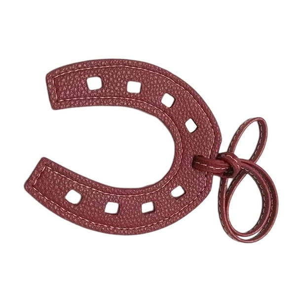 Minnieouse LLavero de cuero PU, colgante para bolso, accesorios, adorno para bolso, llaveros, llavero portátil con cordón, regalos para mujer Ropa, zapatos y accesorios Miscelánea Vino rojo Minnieouse AP014015-10