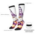 thumbnail image 6 of Haiem Halloween Gnome With Pumpkins Socks, Funny Novelty Crazy Design Cotton Socks Sports Socks Knee High Socks For Men, Women,1Pairs - Gift For Working Friends, 6 of 8