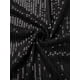 thumbnail image 5 of Chaqueta Brillante de Lentejuelas para Mujeres de Talla Grande Agnes Orinda, Abrigo de Manga Larga Abierto 1X Negro, 5 of 6