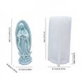 thumbnail image 7 of Vjnyvs Virgin Mary Silicone Mold Nun Model Candle Making Molds DIY Handmade Crafts Decorative Ornaments for Home Decoration, 7 of 7