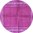 thumbnail image 1 of Ahgly Company Indoor Round Persian Purple Traditional Area Rugs, 6' Round, 1 of 4