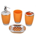 thumbnail image 3 of Juego de accesorios de baño de 4 piezas, juego de dispensador de plato de jabón, soporte de cepillo de dientes, taza de traje de baño de plástico PP, 3 of 6