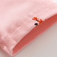 thumbnail image 4 of Gibobby Blusa Manga Larga Niñas Camiseta de manga corta con cuello redondo y estampado de flores de Color sólido para niñas pequeñas y medianas de verano （Rosa， 4-5 Años), 4 of 5