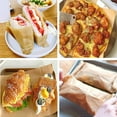 thumbnail image 5 of 100 Sheets 12x12 Inch Pre-cut Parchment Non-stick Wax Paper for Air Fryer/ Oven/ Grill, 5 of 5