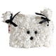 thumbnail image 4 of Estuche para pañuelos con forma de cachorro, para guardar toallas de papel, fácil de llenar, para papel higiénico, servilletero para oficina, sala de Blanco, 4 of 8
