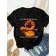 thumbnail image 2 of Camiseta de verano para mujer Suave elegante con Cuello redondoWitch Print Short Sleeve T-shirt, Casual Crew Neck Top For Spring & Summer, Women's ClothingFather's Day, Mother's Day, New Year, Sprin, 2 of 7