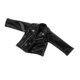 thumbnail image 3 of Figura masculina a escala 1/12, ropa, chaqueta corta de cuero, disfraz suave, accesorio coleccionable, mini ropa de moda, escala 1:12, 3 of 9