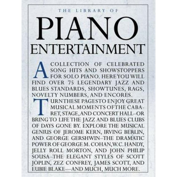 Pre-Owned The Library of Piano Entertainment (Paperback) 0825629640 9780825629648