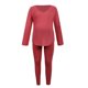 thumbnail image 1 of Conjunto de traje de pantalones largos de dos piezas de manga larga con cuello en V de color sólido casual de maternidad Fridja  hfkajh101601, 1 of 9