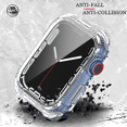 thumbnail image 5 of For Compatible Apple Watch 7 Case 41mm,Anti-Scratch Bling Bumper Protector Case Apple Watch Series 7 41mm Case with Screen Protector Hard PC Protective Case for Apple Watch 7 Case 41mm Women（transparent）, 5 of 5