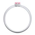 thumbnail image 4 of Bague Pierre de Naissance en Forme de Cœur - Tourmaline Rose (Octobre), 4 of 6