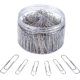 thumbnail image 1 of Clips de papel de metal plateado Brillar surtidos 28 mm 33 mm 50 mm 700 piezas con caja, 1 of 5