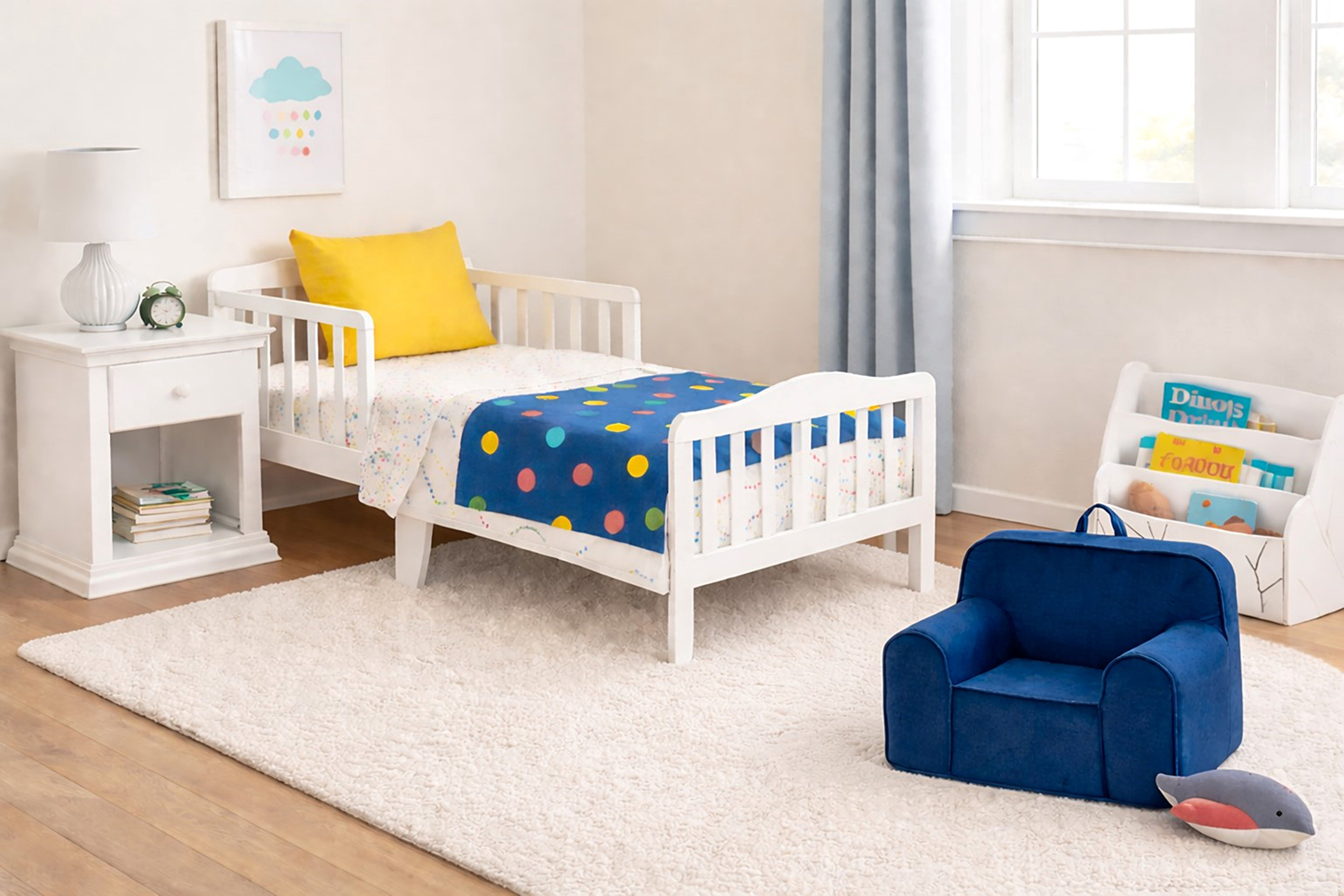Suite Bebe Blaire Toddler Bed, White Finish