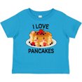 thumbnail image 2 of Inktastic I Love Pancakes with Cute Stack of Pancakes Boys or Girls Baby T-Shirt, 2 of 4