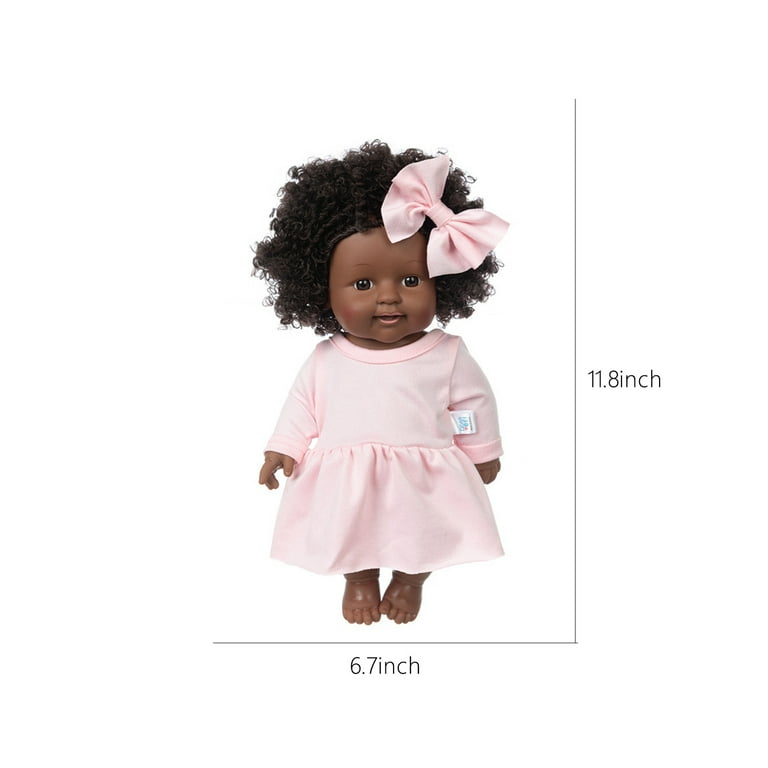 12 Inch Black Baby Dolls with Clothes A frican Realistic Baby