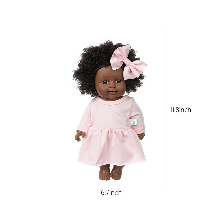 Reborn Real Life Baby Dolls Black Girl 24inch Soft Silicone Realistic  Weighted Dark Brown Skin Newborn Reborn Toddler African American Baby Doll