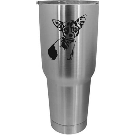 

Chihuahua Dog Themed Etched 30oz Tumbler