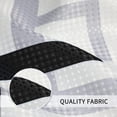 thumbnail image 4 of Shower Curtain for Bathroom,Black Grey White Modern Bathroom Shower Curtains,Textured Fabric Waterproof Shower Curtain Liner with 12 Hooks,Ma x 72 inch, 4 of 5