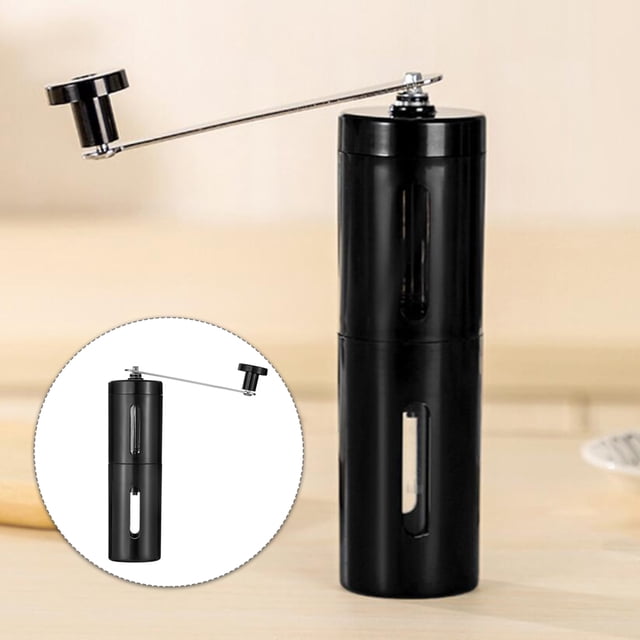 CRILSTYLEO Coffee Beans Grinder 1Pcs Compact And Portable For Everyday Use In Black Stainless Steel