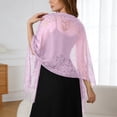 thumbnail image 2 of Timeless Lace Shawl Wrap for Elegant Occasions | Versatile Evening Accessory for Bridesmaids and Guests, 2 of 5