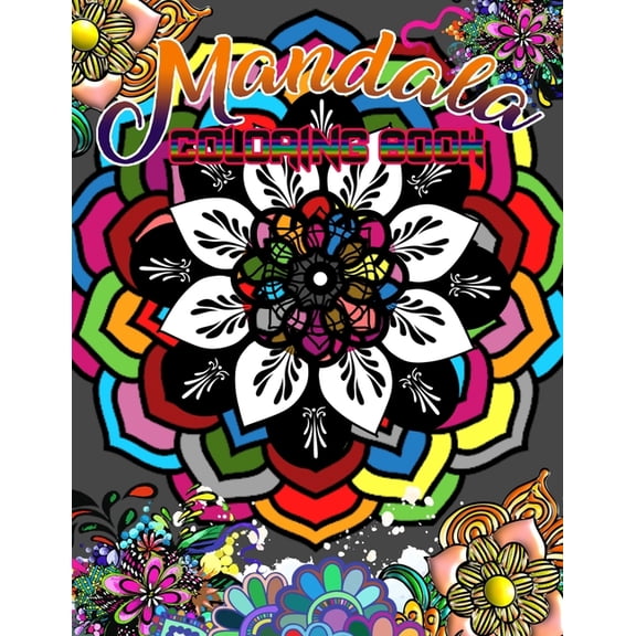 Mandala Coloring Book : 50 beautiful and detailed mandalas to color for hours of relaxing fun, stress relief and creative expressio (Paperback)