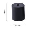 thumbnail image 2 of 4pcs Non-stick Silicone Hot Bed Leveling Column High Temperature Solid Spacer Platform Leveler for 3D Printer (Black), 2 of 8
