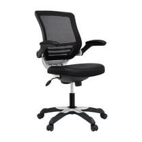 Modway Edge Mesh Back Leatherette Seat Office Chair, Multiple Colors