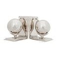 thumbnail image 2 of Alum Globe Bookend Set Of Two, 2 of 7