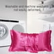 thumbnail image 4 of Fiudx Funda de Almohada de Seda Satinada, Tejido Suave y Transpirable, Superficie Lisa y Brillante, Ideal para El Cuidado Del Cabello y La Piel, Efecto Refrescante, Opciones Multicolor, Tamaño Estánd, 4 of 6