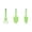 Green, variant on Aonerit Kids Gardening Tool Set 3 Pack, Plastic Shovel Rake Trowel Kit, Children Beach Sand Digging Toy, Garden Outdoor
