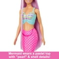 thumbnail image 3 of Barbie Mermaid Doll with 7-Inch-Long Fantasy Hair & Accessories for Styling Play, 3 of 7