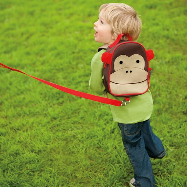 Monkey backpack leash top