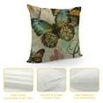 thumbnail image 4 of ONETECH  Retro Butterfly Decorative Throw Pillow Covers, Faux Farmhouse Vintage Style Pillow Case Cushion Cover for Bed and Couch(Hope, Espérer, Faith, Joy), 4 of 5