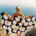 thumbnail image 5 of Fanshiluo Microfiber Beach Towel Super Lightweight Colorful Bath Towel Sandproof Beach Blanket Multi-Purpose Towel For Travel Swimming Pool 30x60 Inch, 5 of 7