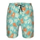 thumbnail image 3 of Balery Cute Sloth on Floral Tree Traje de Baño Estilo Hawaiano para Hombre, Shorts de Secado Rápido con Bolsillos-3X-Large, 3 of 6