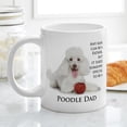 thumbnail image 4 of CafePress - Poodle Dad - 20 Oz White Ceramic Mega Mug, 4 of 5