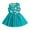 Blue, variant on Otqutp Toddler Girls' Dinosaur Theme Dress - Sleeveless Bow Tulle Gown, Breathable Patchwork Design for Birthday/Photoshoot 1-6 Years
