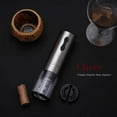 thumbnail image 7 of CHEER Electric Wine Opener Stainless Rechargeable Cordless Gift Set, 7 of 7