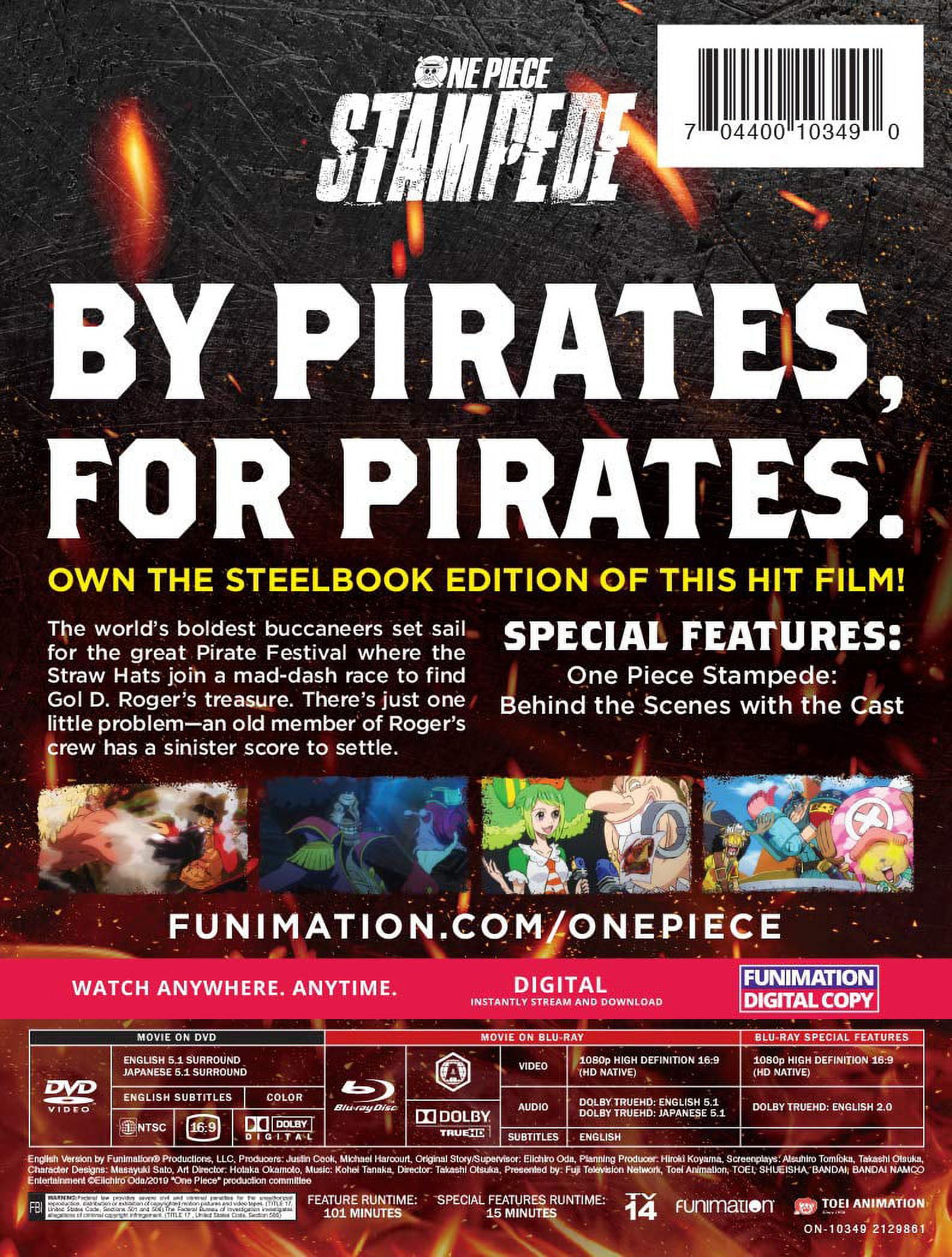 Funimation Sets Sets 'One Piece: Stampede' Anime Feature Film Streaming  Plans