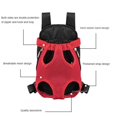 thumbnail image 5 of Mochila transportadora de malla para perros y mascotas, bolsa frontal para viajes al aire libre, productos transpirables, bolsas con asa para el hombro para perros pequeños y gatos, 5 of 5