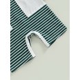 thumbnail image 7 of Arvbitana Infant Baby Boys Summer Jumpsuit Casual Stripe Print Short Sleeve Romper Bodysuit with Pockets for Newborn Infant Playsuit 0-18 Months, 7 of 7
