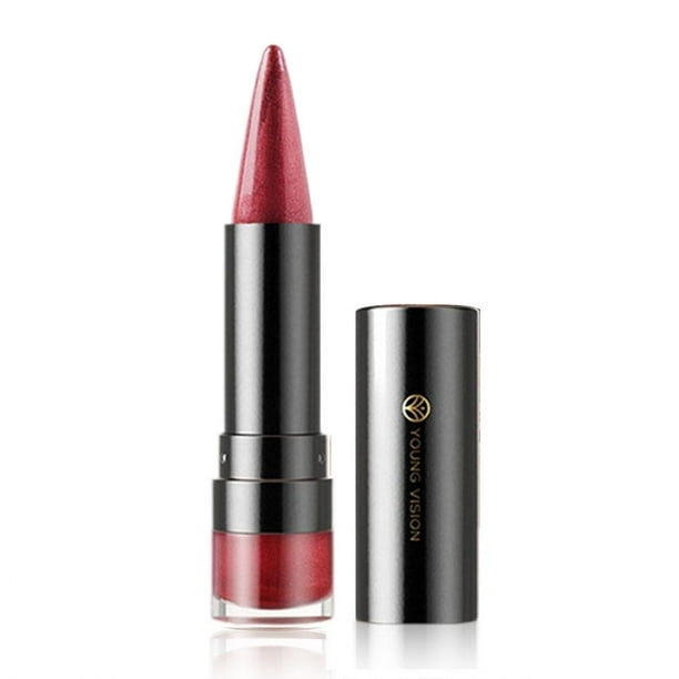 EZLIFE Lápiz labial mate con brillo fino de 7 colores de YOUNG VISION, de larga duración y fácil de colorear; E2L4