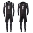 thumbnail image 4 of Disfraz de Cosplay de Nagi Seishiro de Anime Blue Lock, jersey negro, mono, peluca, camiseta de fútbol para hombre, disfraces de Cosplay de Seishiro Nagi para mujer, 4 of 5