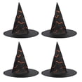 thumbnail image 1 of 4 piezas sombreros de bruja para decoración de Halloween, 1 of 3