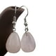 thumbnail image 5 of Pendientes colgantes llamativos jinwen Pendientes de piedras preciosas en forma de lágrima Rosado, 5 of 6