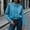 Blue, variant on Dalmatian Print Shacket for Women Long Sleeve Button Down Casual Animal Print Shirt Jacket Fall Outerwear Pockets Coffee S