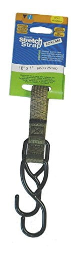 Rok Straps Heavy Duty Tie-Downs 1/" 2pk Reflective Black ROK10050