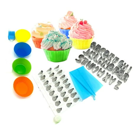 57pcs Cake Decorating Supplies Kit Cupcake Decorating Kit Baking