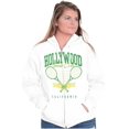 thumbnail image 5 of Retro Hollywood Tennis Club Poster Zip Up Hoodie Men's Women's Brisco Brands S, 5 of 6